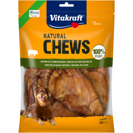 Produkt-Bild zu NATURAL CHEWS Natürliche Schweineohren, getrocknet