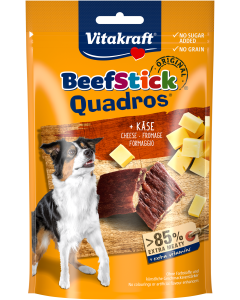 Beef Stick® Quadros® + Käse