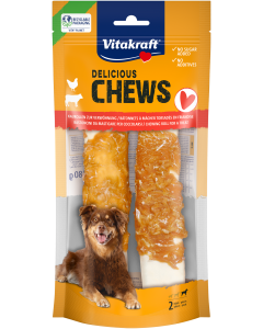 DELI CHEWS Kaurollen mit Huhn, XL