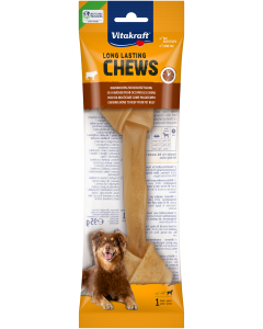 LONG LASTING CHEWS Geknoteter Kauknochen, 21 cm, 1 Stück